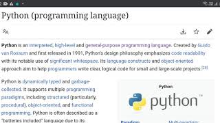 Python History and Uses
