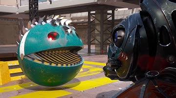 Pacman, Chain Chomp, and Two-Legged Robot: A High-Stakes Adventure in the Robot Maze