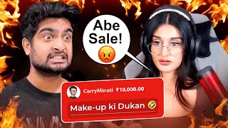 CarryMinati Roasted Beautiful Streamers ft. @PAYALGAMING 🤣 (Part 3)