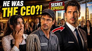 Billionaire CEO Poses as a Janitor To Test His Employees —Only One Waitress Treated Him Like a Human