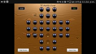 32 Marble solitaire solution solved new digital method HD game experience