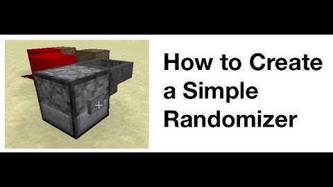 How to Create a Minecraft Randomizer