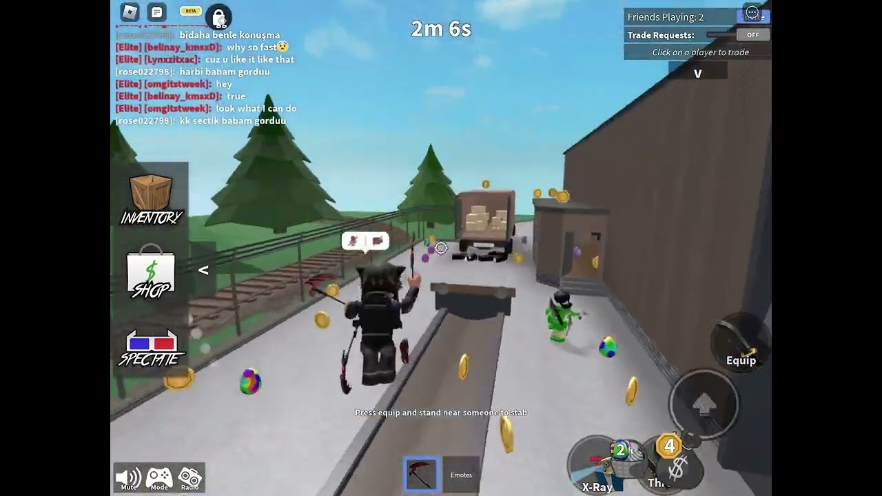 Play mm2 with tweek! [FIRST VIDEO]