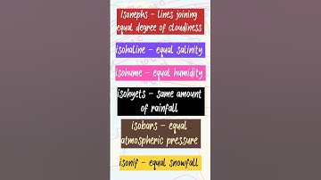 Isotherms #climate #temperature #isotherms #isobars #geography #gk #upsc #education #examprep #ias