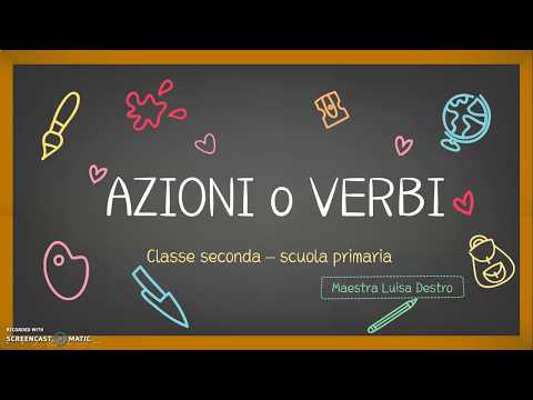 Video: Sono nomi o verbi?