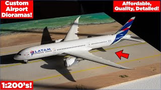 *EPIC* GeminiJets Painted Runway & Taxiway: Custom Diorama Panels!