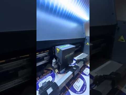 Sticker plotter cutting machine turn designs into perfectly cut stickers, ready for packaging.