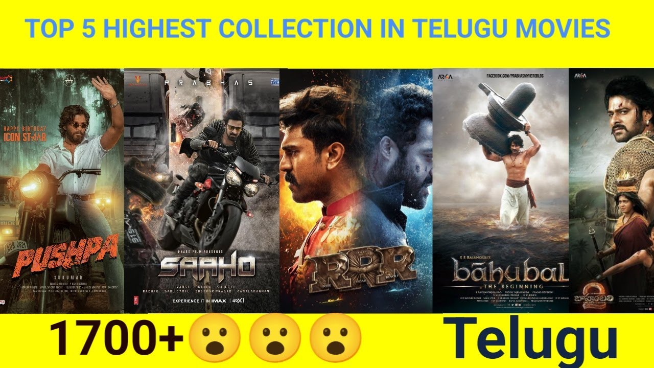 Top 5 highest collection Telugu movies Telugu movies rrrtrailer