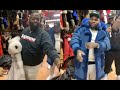 Rick Ross Takes FatBoy Fur Coat Shopping In New York For Jeezy Gucci Verzuz Watch Party