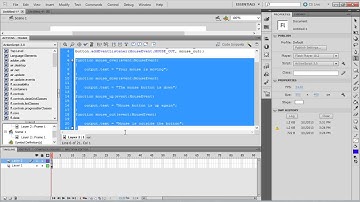 How to Use Mouse Events in Adobe Flash