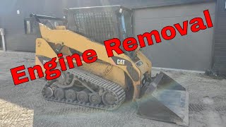 Caterpillar 257B2 Compact Track loader (Skid Steer) C2.2 Engine Removal