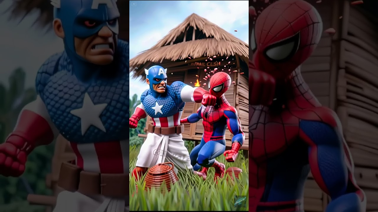Spiderman ka Scooter Jala Dia Captain America Ne 😱 | Funny Superhero Story | Photoris