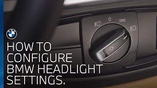 BMW UK | How do I configure my BMW headlight settings? screenshot 5