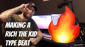 Making a Rich The Kid Type Beat in Logic Pro X on Akai MPK Mini