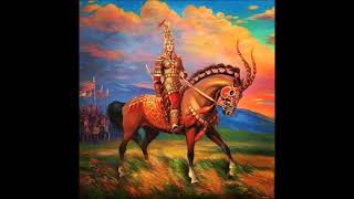 𐰇𐰏𐰇:𐱃𐰆𐰢𐰼𐰃𐰾:𐰴𐱃𐰆𐰣 Ögü Tomris Katun (Traditional Altaic Turkic)
