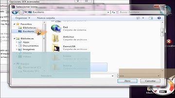 Crear programas portables con WinRAR