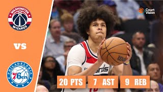 Kyshawn George - 20 Points, 7 Assists, 9 Rebounds vs 76ers - 2025-26 Regular Season