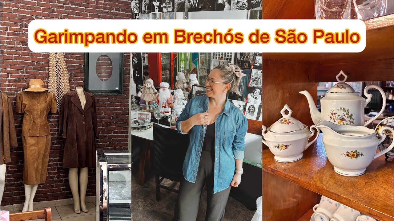 GARIMPANDO EM BRECHÓS DE SÃO PAULO - A casa rosa brechó & espaço Arouche