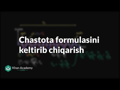 Video: Oddiy taqsimotda nisbiy chastotani qanday topasiz?