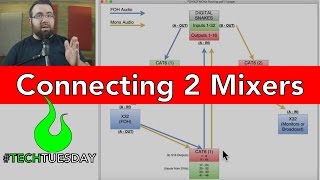 Connecting 2 Behringer X32s / Digital Routing / S16 Digital Snakes  #AscensionTechTuesday  EP032