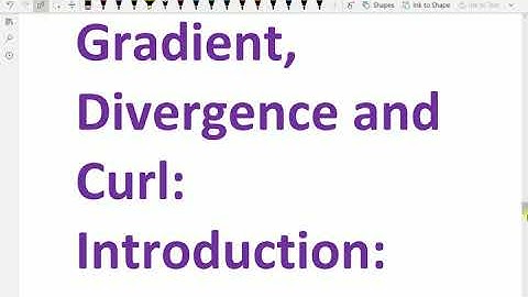 Vector Calculus: - ( Gradient, Divergence and Curl; Introduction ) - 13.
