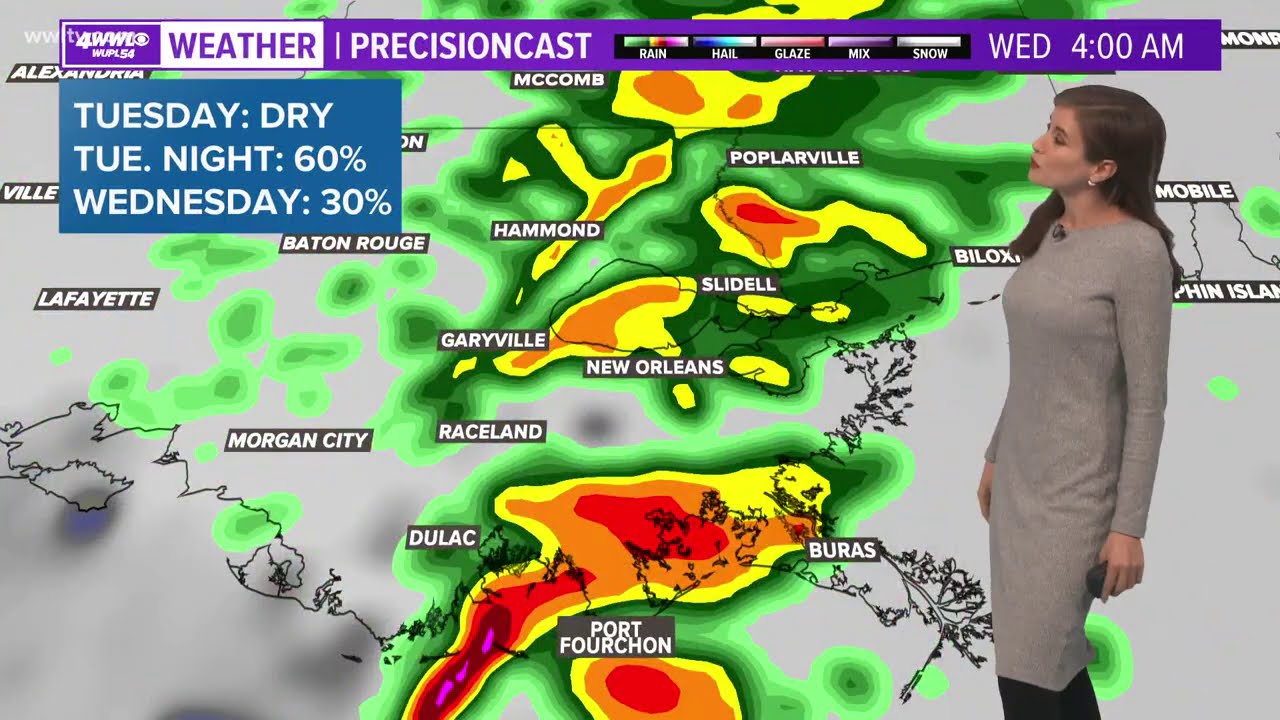 New Orleans Weather Forecast Cold Monday night and Tuesday YouTube