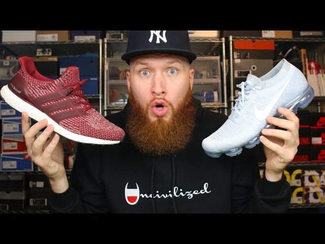 Portret veeg mineraal ADIDAS ULTRA BOOST VS NIKE VAPORMAX!!! WHICH IS BETTER?! - YouTube