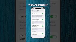 How to Turn Off Lock Screen Camera Swipe Gesture on iPhone