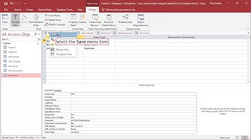 Setting up Primary Keys - Castles Live & Loud - BTEC IT Unit 2