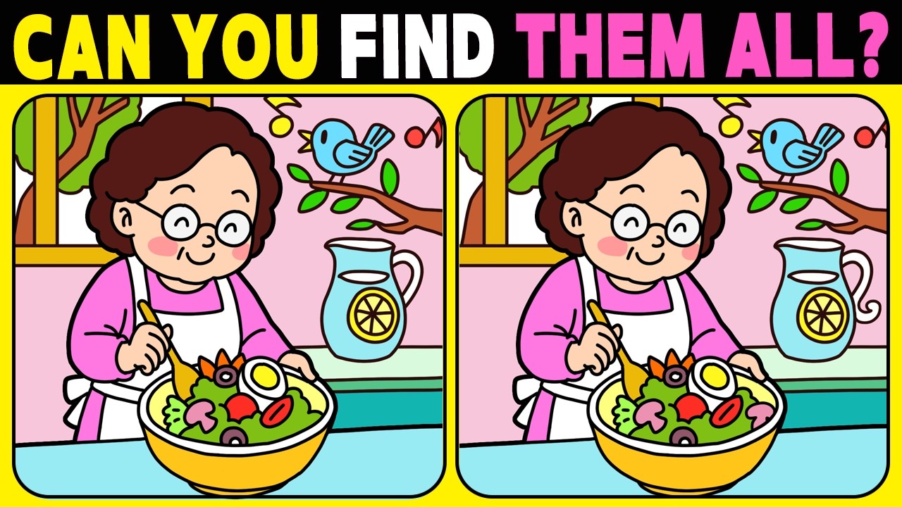 【Spot the difference】Only genius find the difference【 Find the difference 】