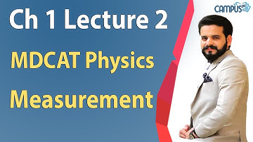 MDCAT Physics Lectures 2022 - Ch.1 Measurement Lecture Series - MDCAT Physics chapter 1