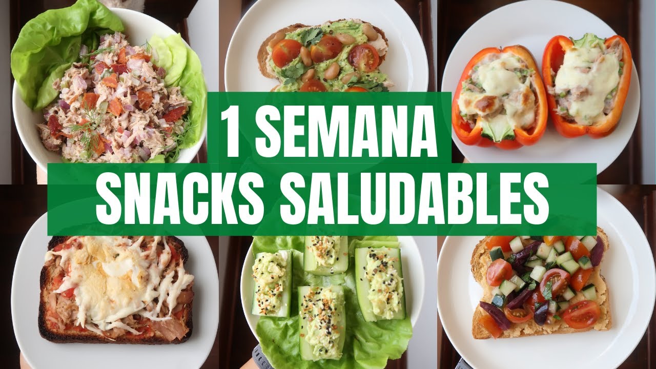 7 SNACKS SALUDABLES PARA LLEVAR A LA ESCUELA O TRABAJO - Cocina con Michela