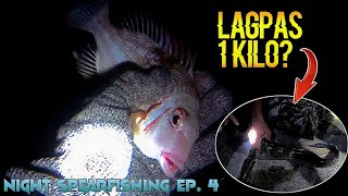 NIGHT SPEARFISHING EP. 4 | LAGPAS 1 KILO NA UBOD(EEL) NAPANA NG KASAMA NAMIN, LIBRE ULAM