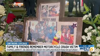 Police confirm identity of motorcyclist who died after crash on Carolina Beach Road