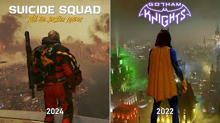 Suicide Squad Kill The Justice League vs Gotham Knights | Physics and Details Comparison