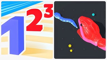 Snake Clash.io VS Number Master 3D - All Max Android Gameplay 