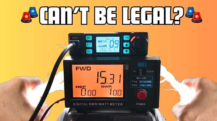 ILLEGAL CB Hack?! Converting a CB into a Ham Radio (Retevis MB1 Mod) #3