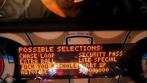 Terminator 2 Pinball Machine with profanity ROM