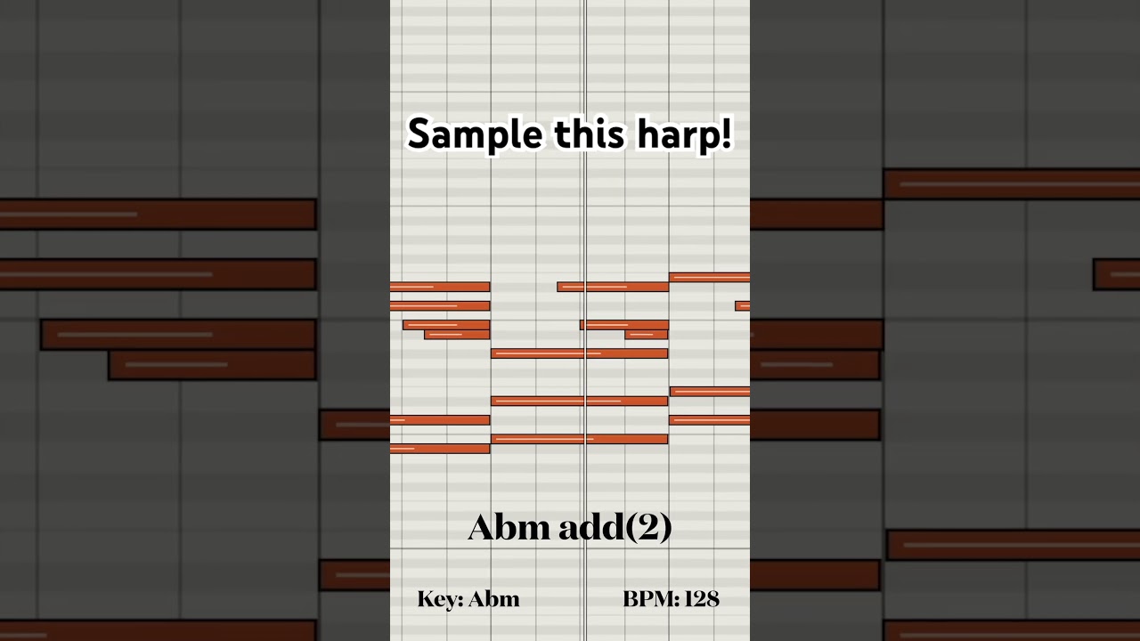 Sample this harp to make the hardest beats!🔥🔊