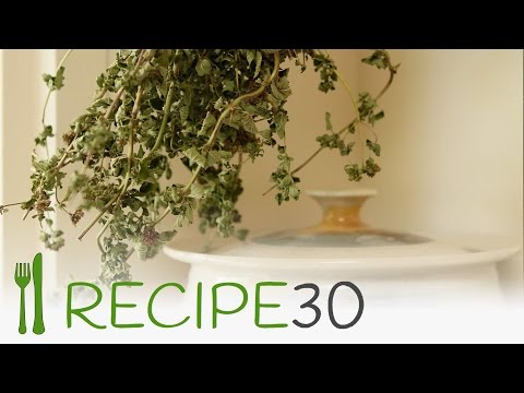 How to dry your own herbs - Dried oregano