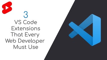 3 VS Code Extensions that Web Developers Must Use #shorts