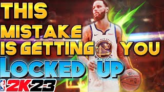 CROSSOVER GUIDE STOP MAKING THIS MISTAKE WHEN DRIBBLING NBA 2K23
