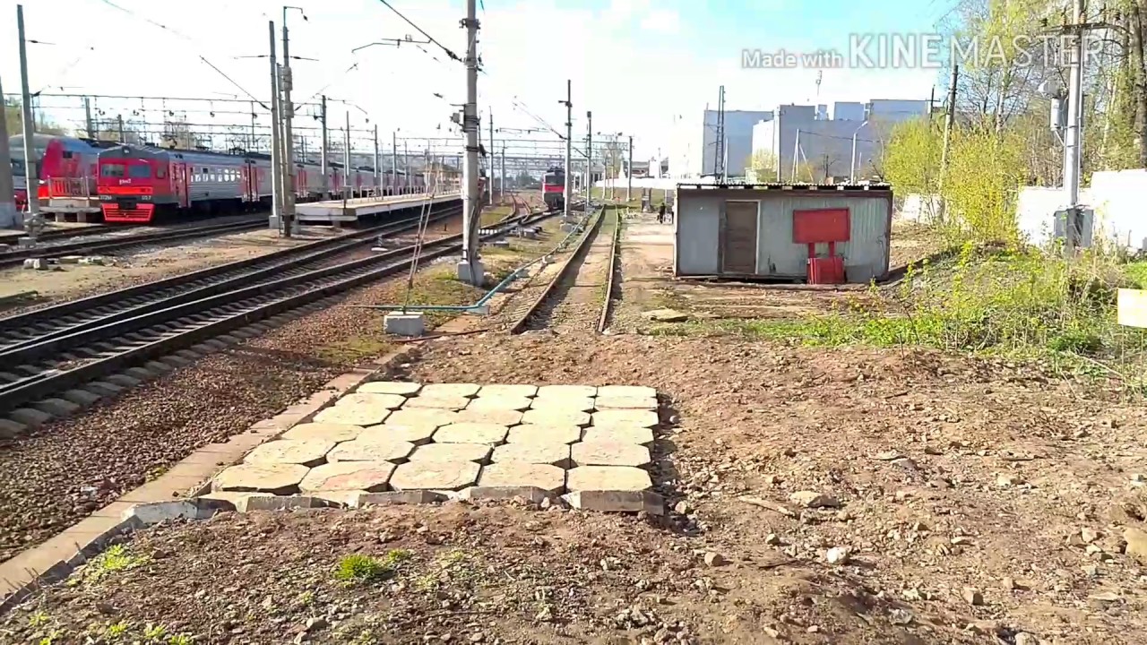 Станция Клин и много электричек - YouTube