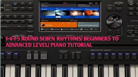 1-4-1-5 Round Seben Rhythms/ for Beginners to Advanced Level/ Piano Tutorial