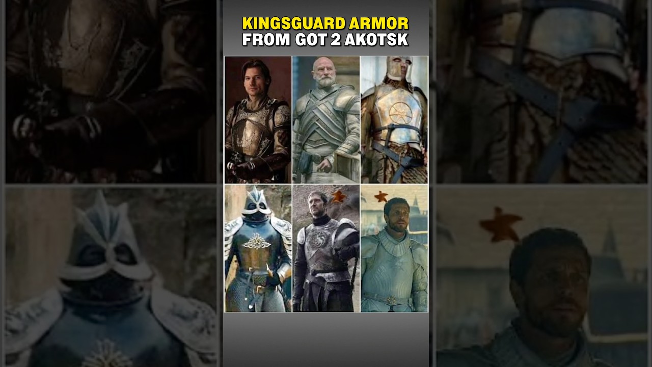 Kingsguard Armor Evolution from GOT 2 AKOTSK