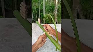 Gun making with Bamboo sticks