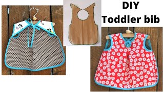 How to sew- DIY Toddler Bib/Apron/Feeder