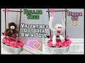 Dollar tree Valentine’s Day gift idea swing diy / teddy bear or monkey swing diy less than $5 🐵 🧸