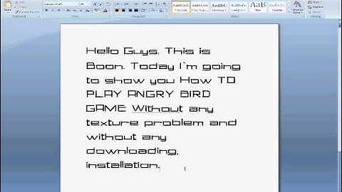 How to play Angry Bird game without any Texture Problems.(100 % working)