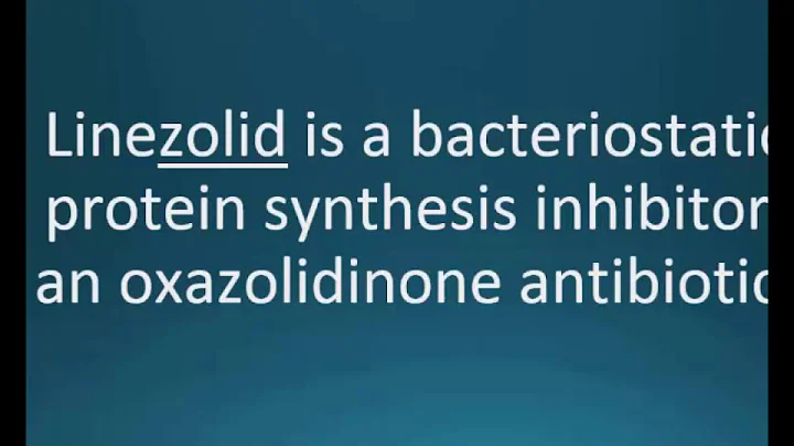 How to pronounce linezolid (Zyvox) (Memorizing Pharmacology Flashcard)